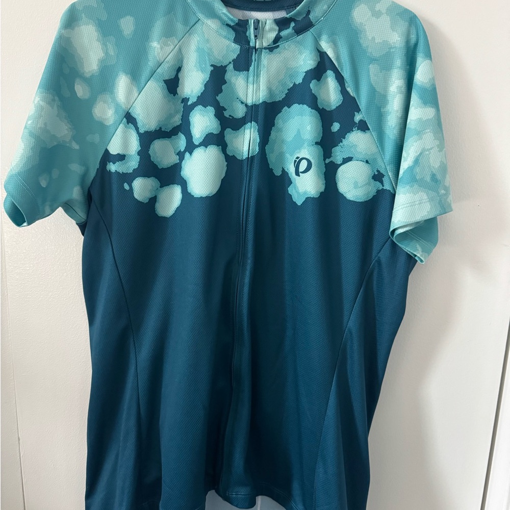 Pearl Izumi Teal and Aqua Rash Guard